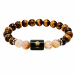 Leo (सिंह राशि) Zodiac Tiger Eye & Citrine Bracelet